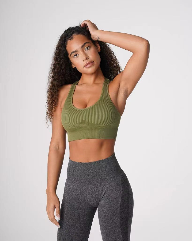 Sports Fitness Beautiful Back Bra Running Yoga Underwear trendy