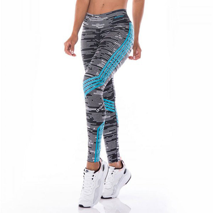White small plaid ankle leggings trendy
