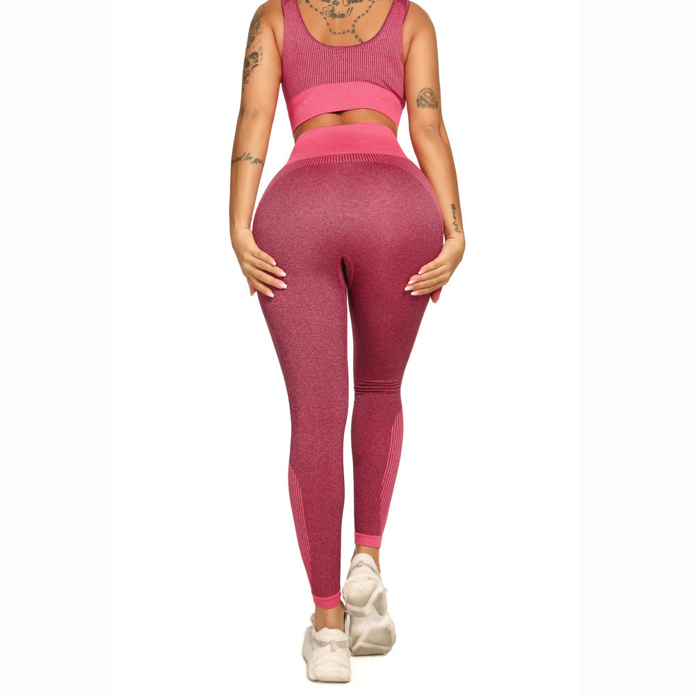 Yoga Set 2 Piece Women Tracksuit Fitness Suit Bra trendy