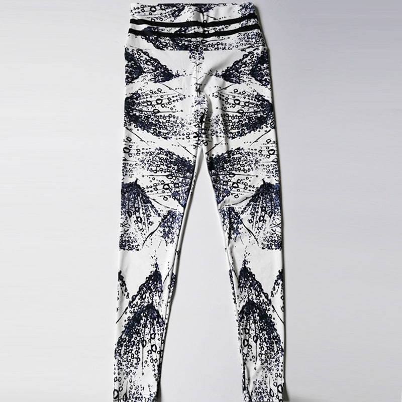 Feather Raindrop Sports Leggings women