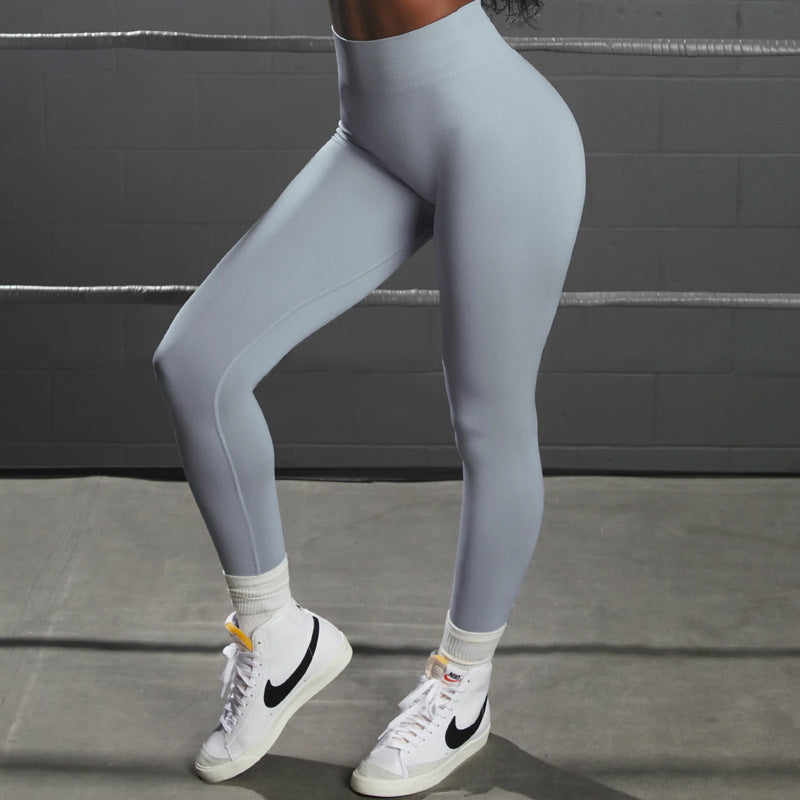 Women's Beauty Back Exercise Fitness Wear European And American High-waisted Yoga Pants
