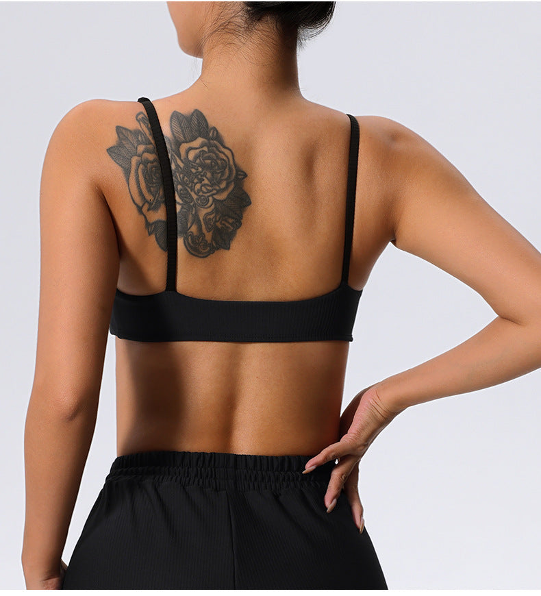 New Sports Underwear Shockproof Running Yoga Jacket Fitness Dance Beauty Back Sexy