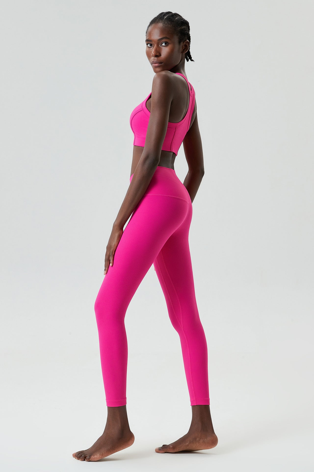 Sports Underwear Long Yoga Vest Breast Holding Fitness Running Bra trendy