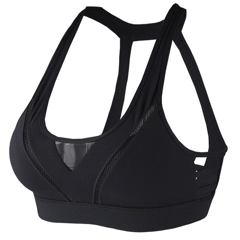 Gathered shaped fitness bra underwear trendy