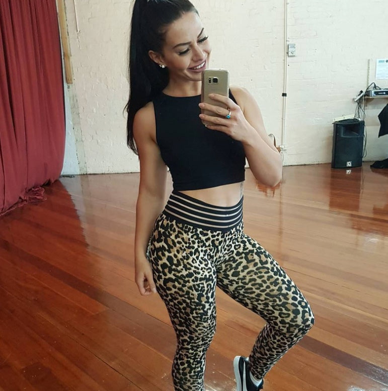 Sexy Pocket Leopard Leggings trendy
