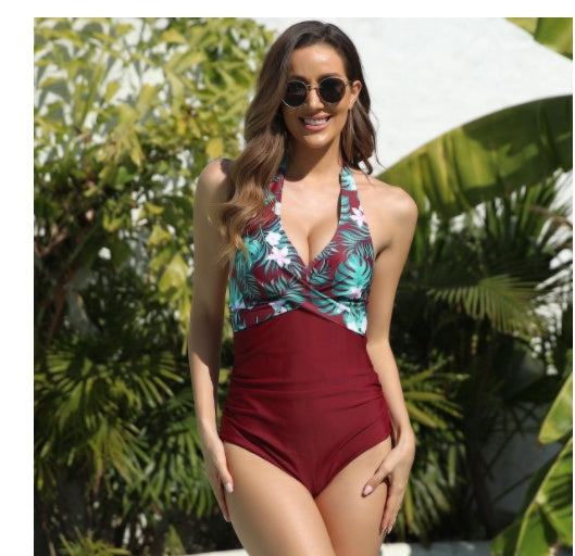 European & American Stylish One-Piece Swimsuit for Women - Chic, Comfortable, and Trendy Swimwear