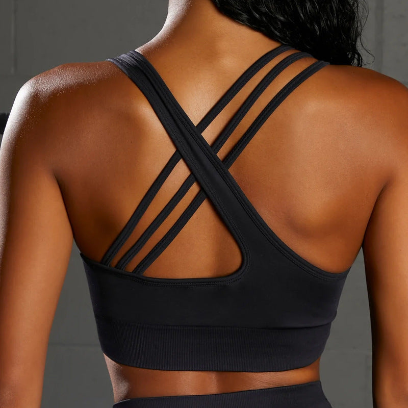 Women's Beauty Back Exercise Fitness Wear European And American High-waisted Yoga Pants
