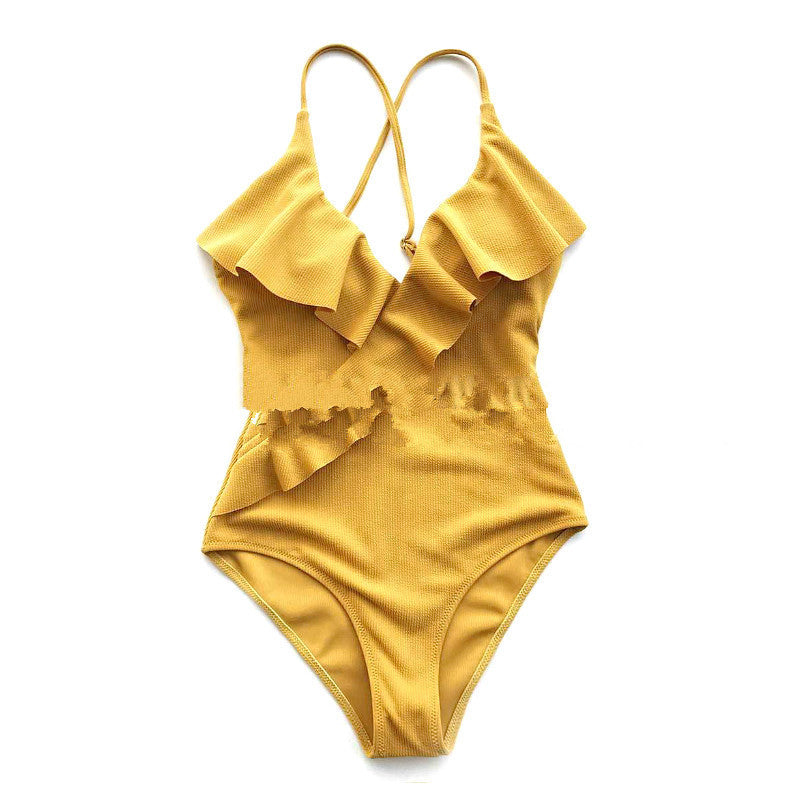 Ruffled One-Piece Swimsuit | Flattering Women's Swimwear
