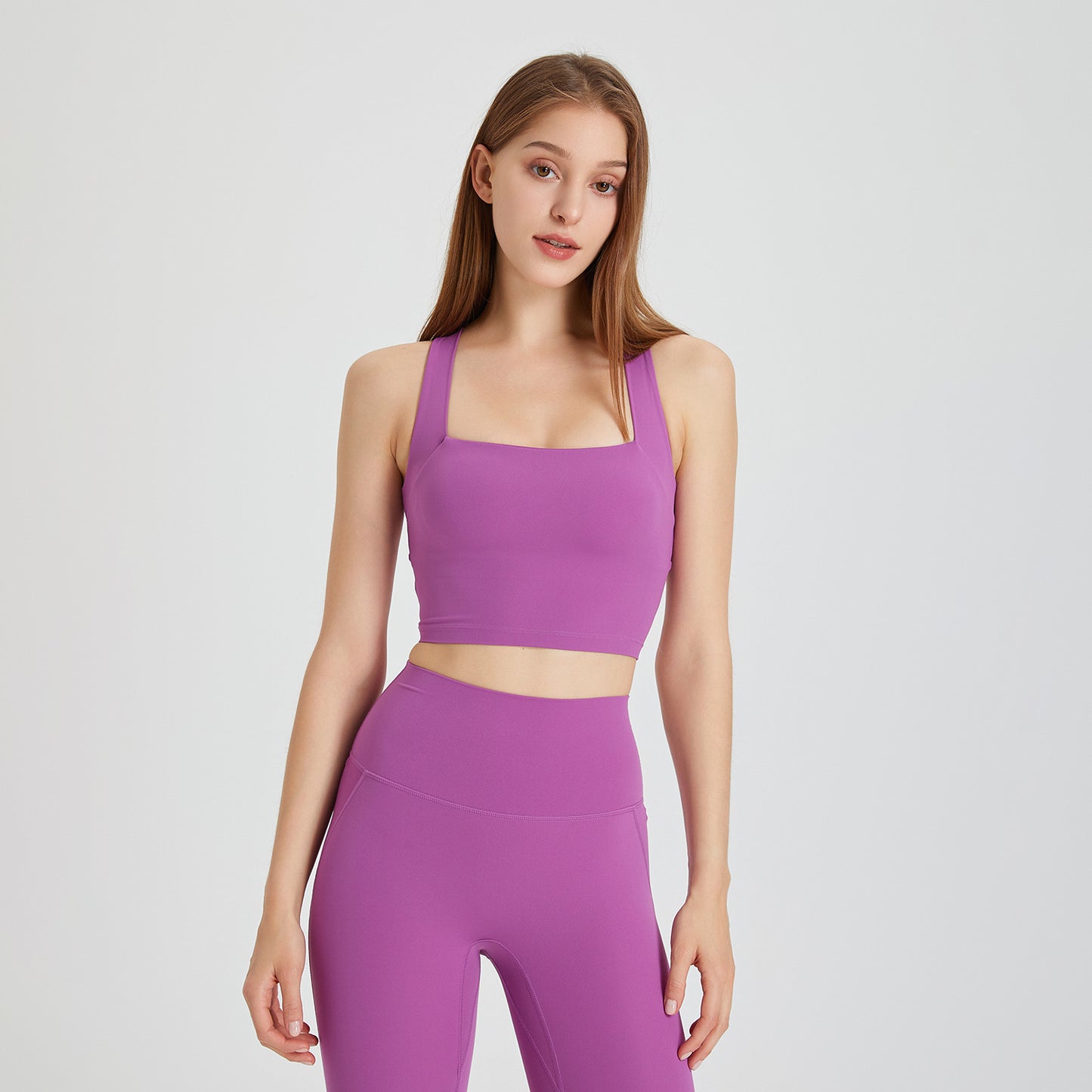 Nude Feel Seamless Shockproof Sports Bra | Ultra-Comfortable Activewear for Women