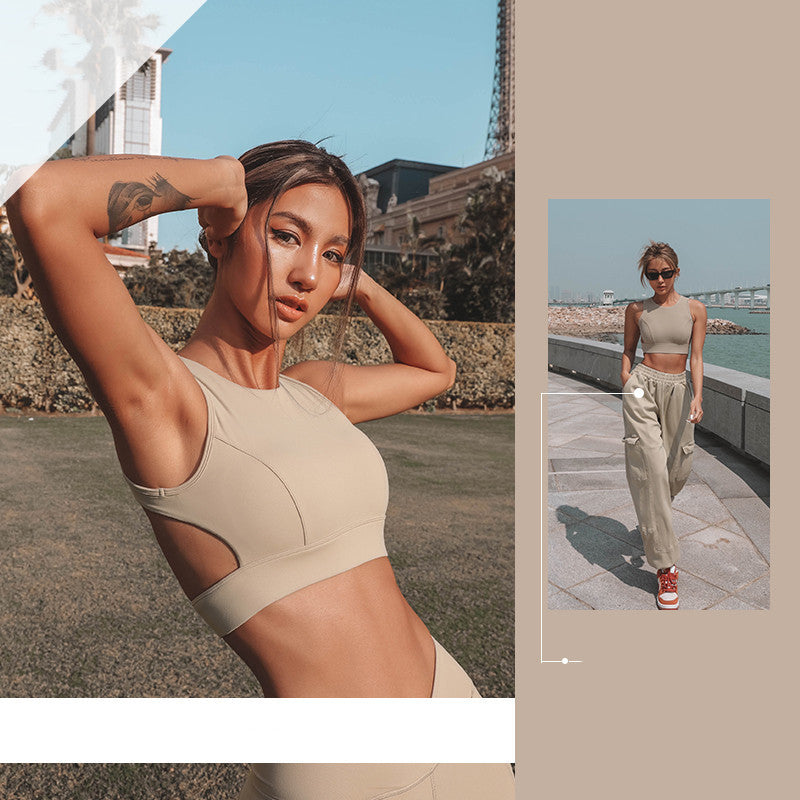 Summer New Shockproof Sports Underwear Women Stretch Tight Yoga Pants Running Fitness Suit