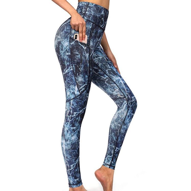 High Stretch Print Ladies Running Fitness Exercise Yoga Leggings famous