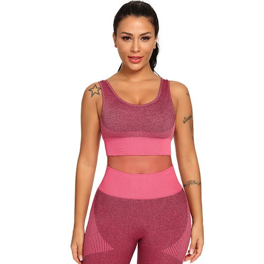 Yoga Set 2 Piece Women Tracksuit Fitness Suit Bra trendy