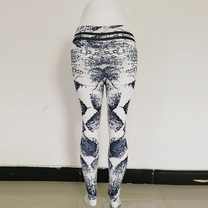 Feather Raindrop Sports Leggings women