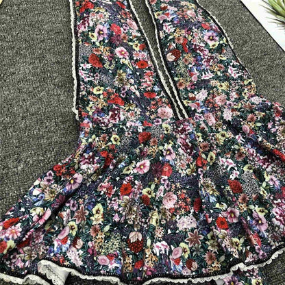 National style one-piece swimsuit
