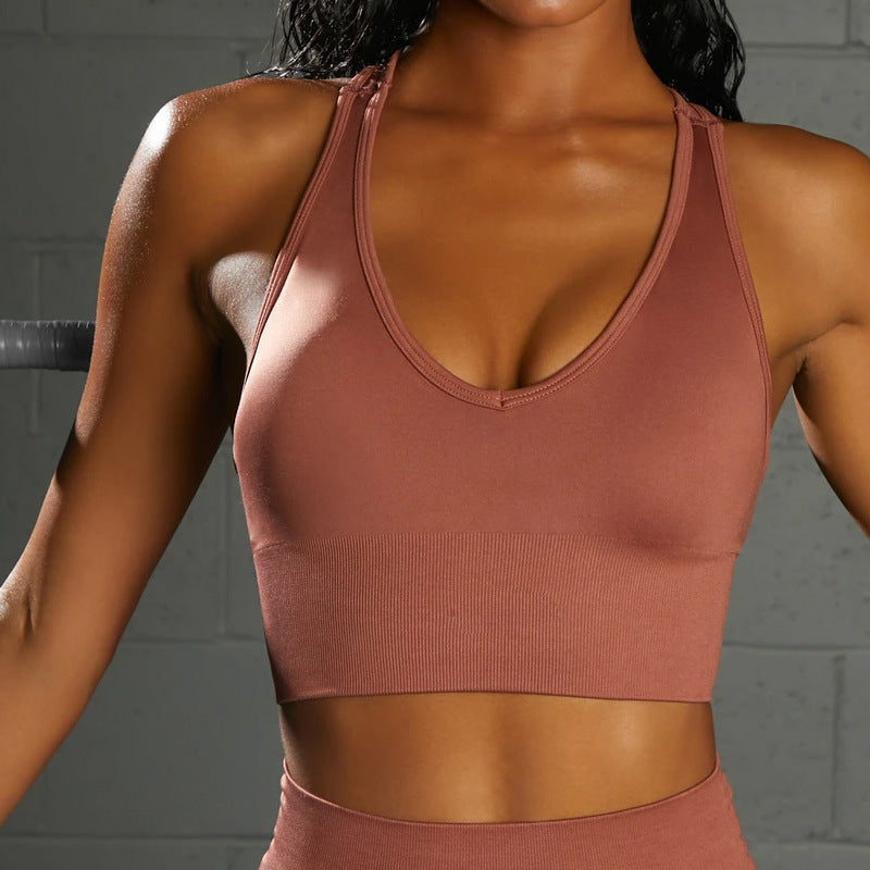 Women's Beauty Back Exercise Fitness Wear European And American High-waisted Yoga Pants
