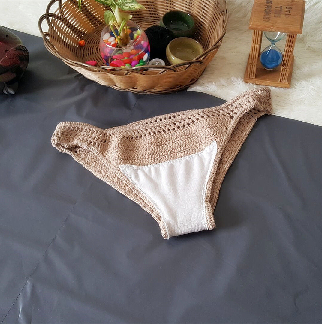 European & American Crochet Tassel Bikini Set - Trendy Women’s Swimsuit for Beach, Pool & Sunshine Days