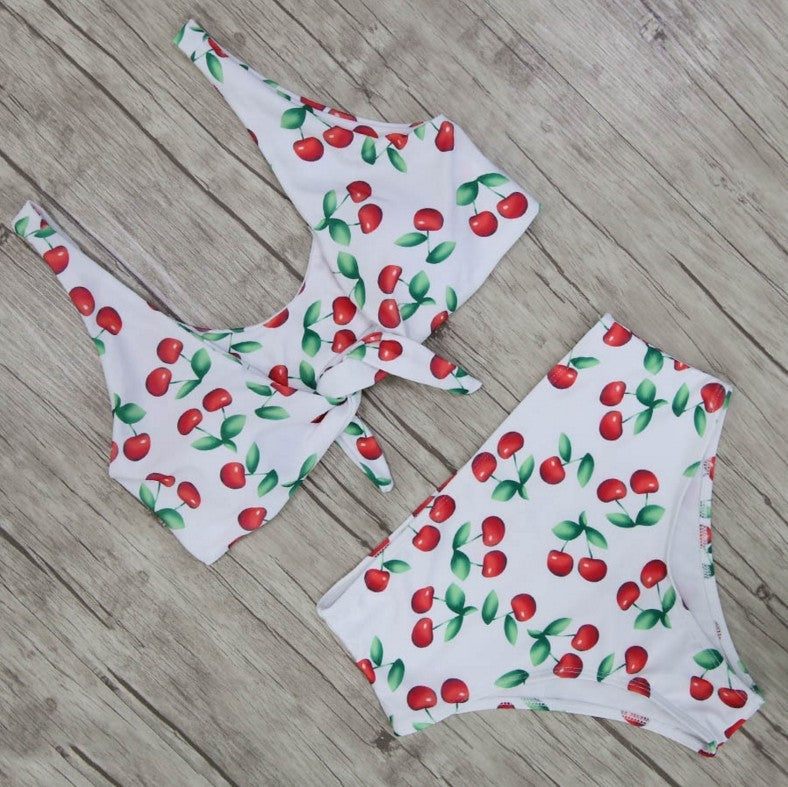 Bikini trendy knotted double-sided swimsuit