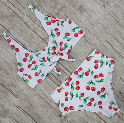 Bikini trendy knotted double-sided swimsuit