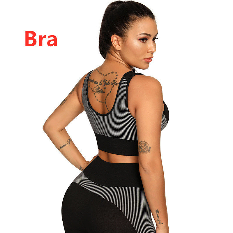 Yoga Set 2 Piece Women Tracksuit Fitness Suit Bra trendy
