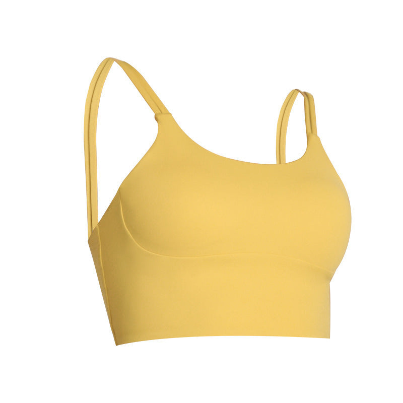 Nude Feeling Shockproof Yoga Bra Vest Women'S Fitness Underwear