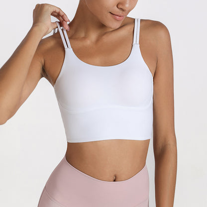 Nude Feeling Shockproof Yoga Bra Vest Women'S Fitness Underwear