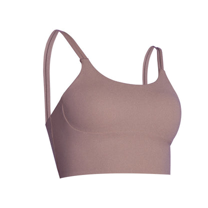 Nude Feeling Shockproof Yoga Bra Vest Women'S Fitness Underwear