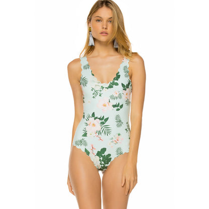 New Printed One-Piece Swimsuit Bikini Ladies Swimwear