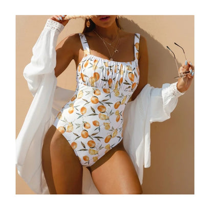 New Printed One-Piece Swimsuit Bikini Ladies Swimwear