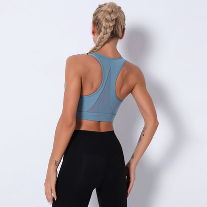New European  trendy Elegance: Eye-Catching Essential Sports Bra - Sexy, Stylish, & Supportive Yoga Wear