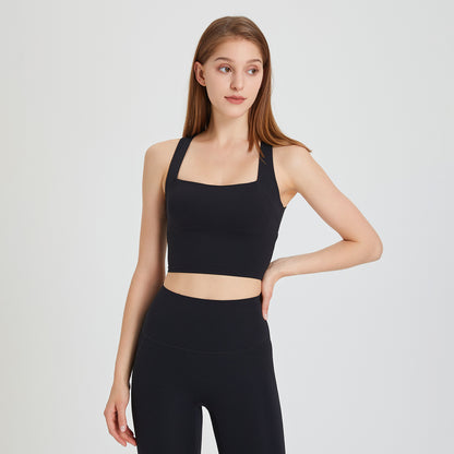 Nude Feel Seamless Shockproof Sports Bra | Ultra-Comfortable Activewear for Women