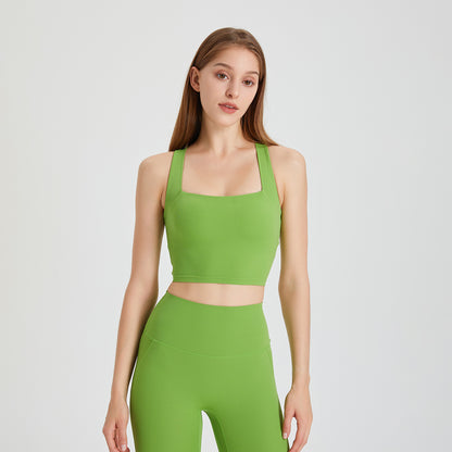 Nude Feel Seamless Shockproof Sports Bra | Ultra-Comfortable Activewear for Women