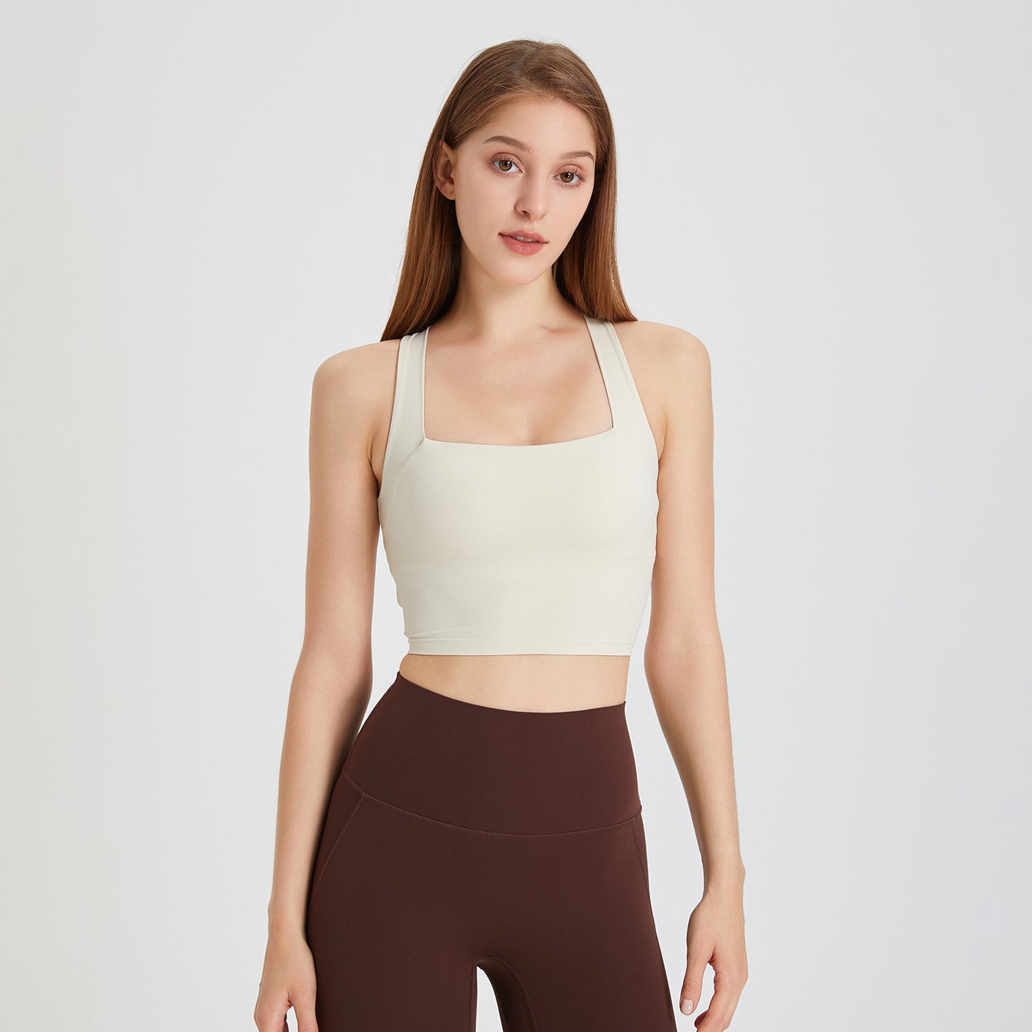 Nude Feel Seamless Shockproof Sports Bra | Ultra-Comfortable Activewear for Women