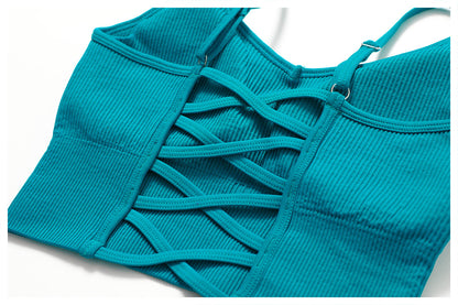 Women's Seamless Beauty Back Yoga Bra trending