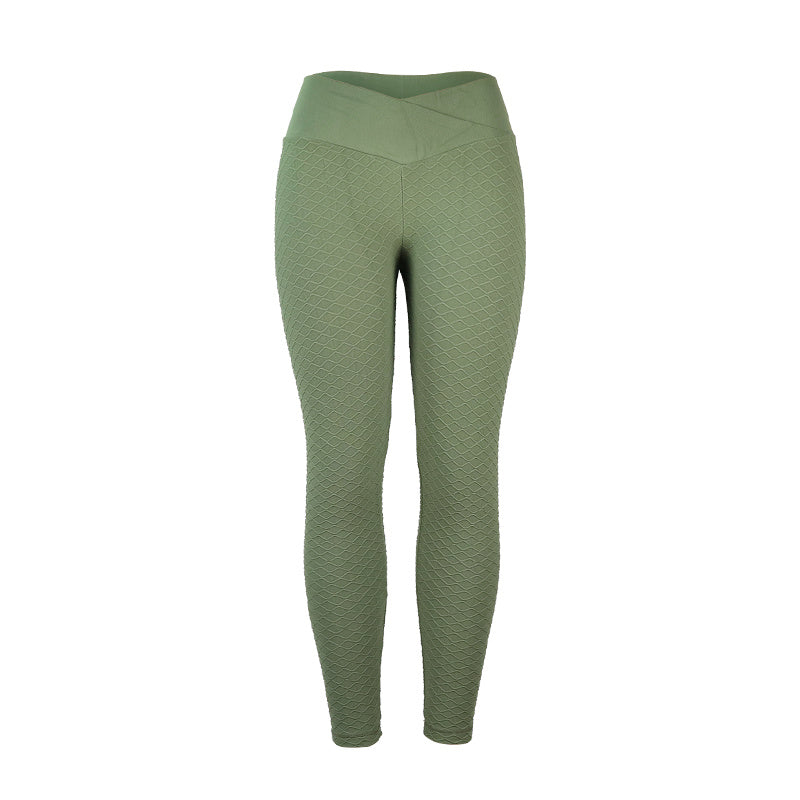 Fashion high waist buttocks ladies fitness yoga leggings trendy