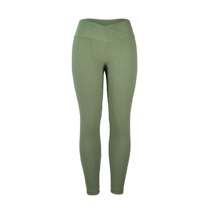 Fashion high waist buttocks ladies fitness yoga leggings trendy