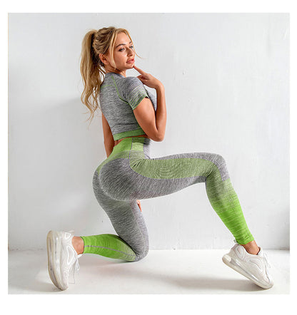 Elastic fitness sports yoga clothes trendy