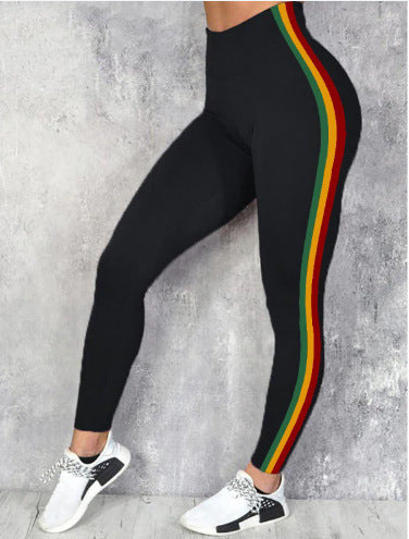 Women's Fitness Sports Yoga Pants Stretch Digital Printing Leggings