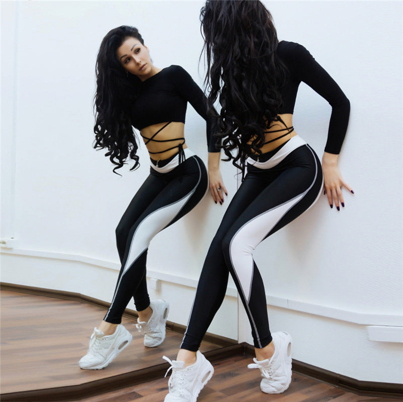 Peach hip love running fitness pants trendy