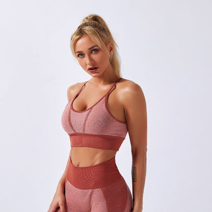 Slim sports bra fitness top trendy