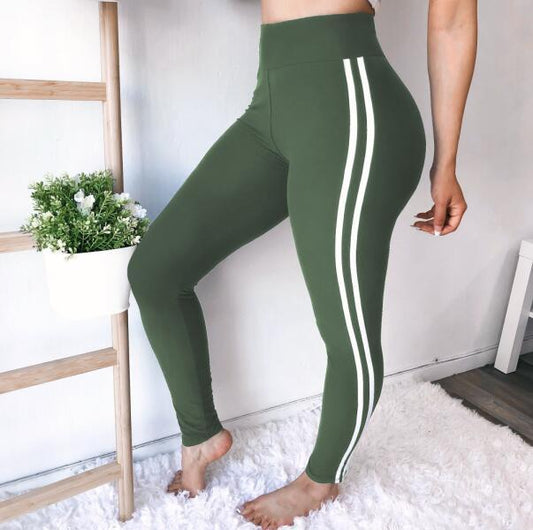 Women's Fashion Matching Color Fit Sport Leggings trendy