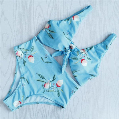 Bikini trendy knotted double-sided swimsuit