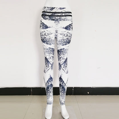 Feather Raindrop Sports Leggings women