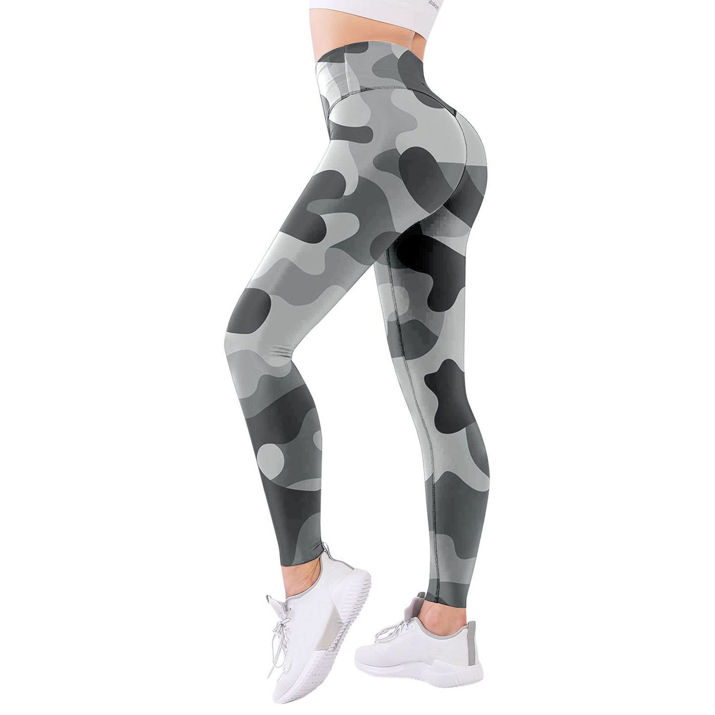 Women's Fitness Sports Yoga Pants Stretch Digital Printing Leggings