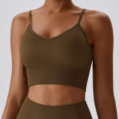 Women's Seamless Beauty Back Yoga Bra trending