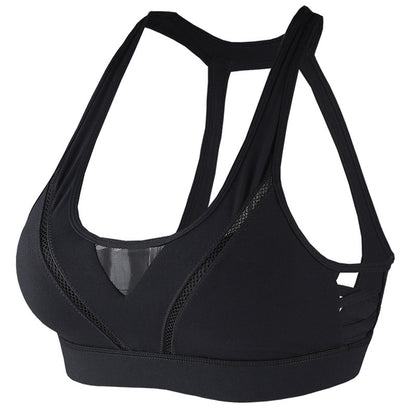 Gathered shaped fitness bra underwear trendy