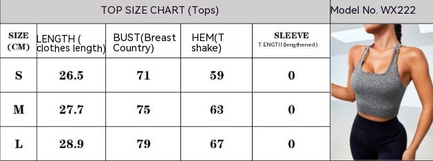 Push-up Beauty Back High Elastic Fitness Vest For Women trendy