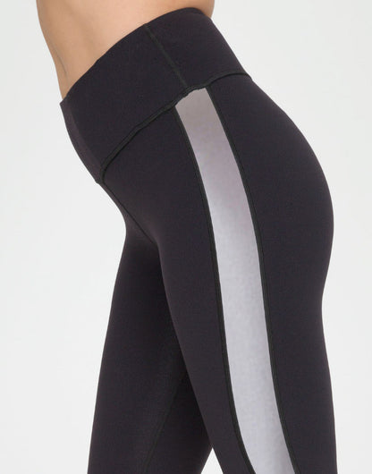Fitness Leggings Leather Strap Stitching Nine Points Yoga Pants new fashion