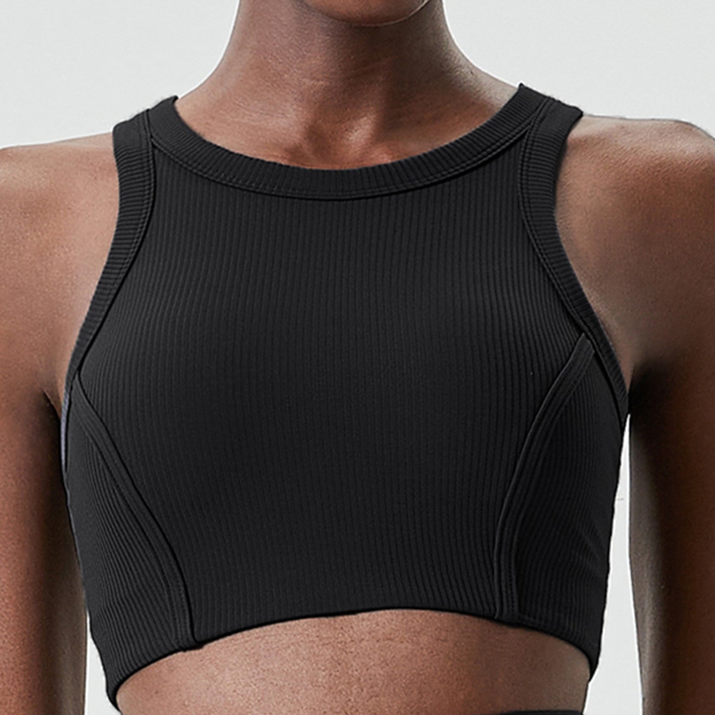 Sports Underwear Long Yoga Vest Breast Holding Fitness Running Bra trendy