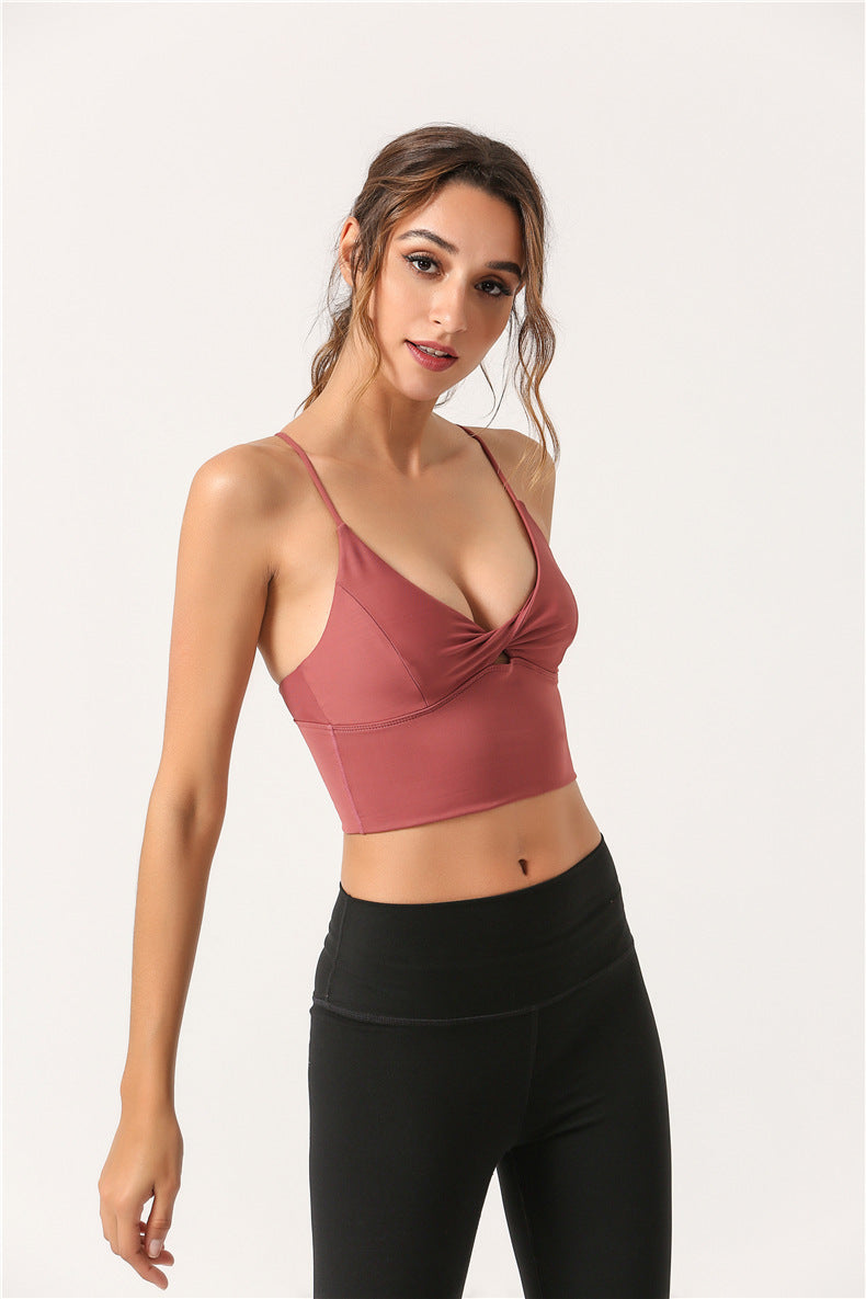 Beauty Back Yoga Fitness Vest – Slim Fit, Breathable, and Perfect for Workouts