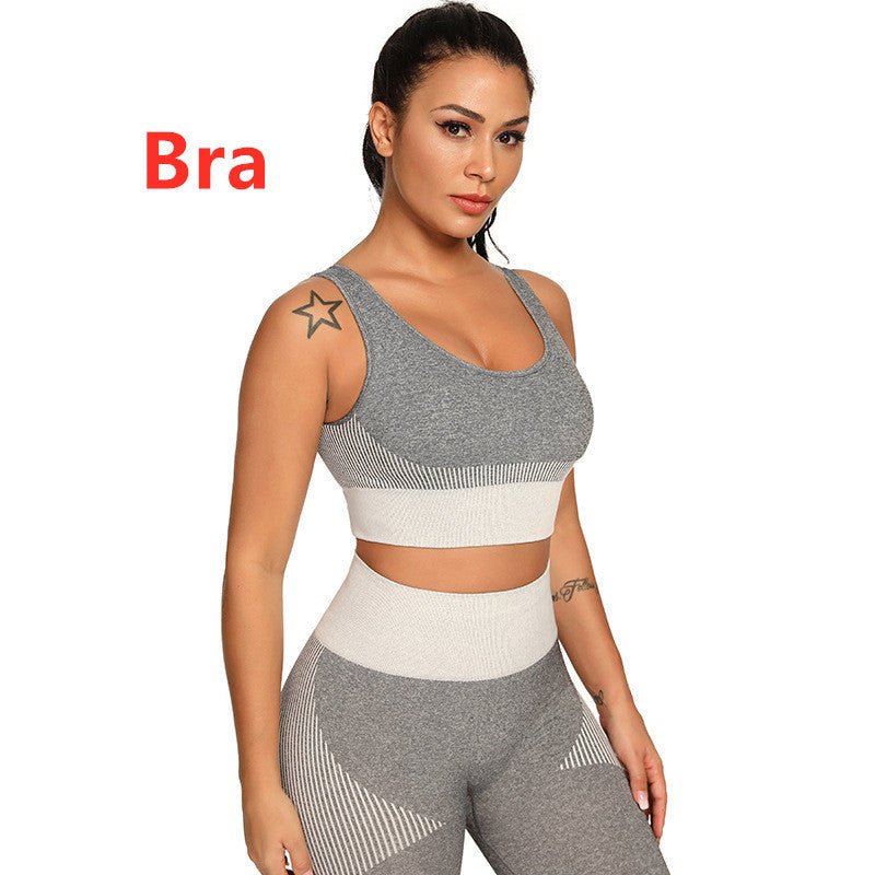 Yoga Set 2 Piece Women Tracksuit Fitness Suit Bra trendy